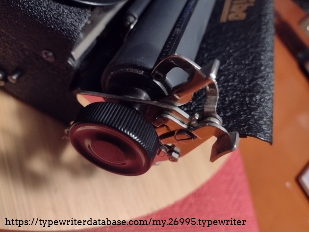 Platen was refurbished resulting in nice typing on many different sorts of paper.