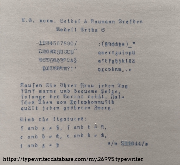 Typeface specimen, just bigger.