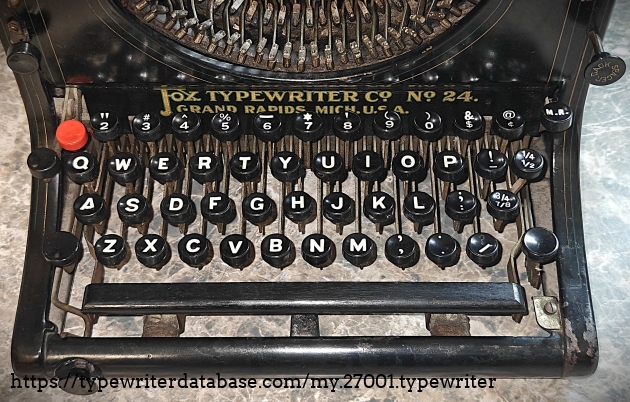 Keyboard and front decal.