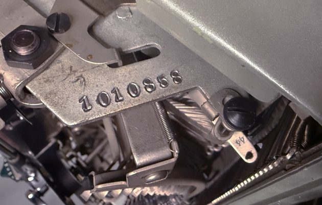 Groma "Combina" serial number location...