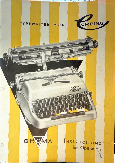 Groma "Combina" instruction manual...
