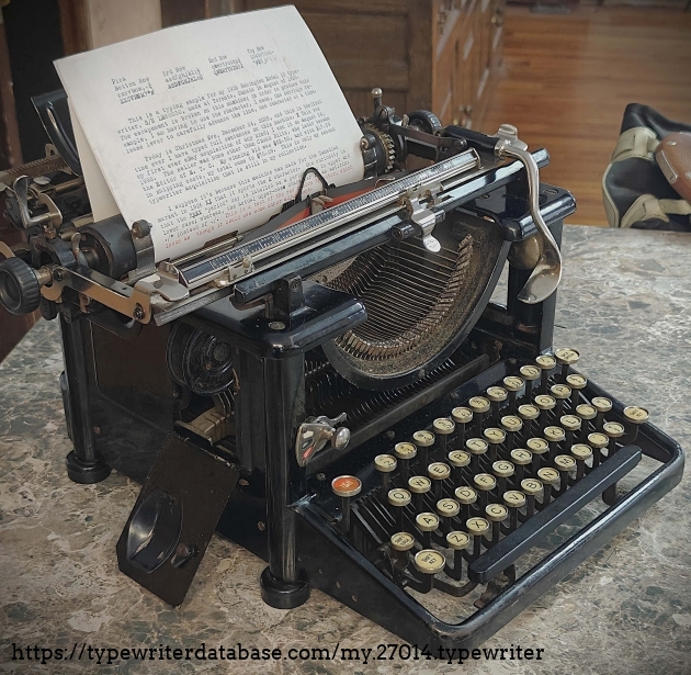 Left quadrant with panels off and paper in.