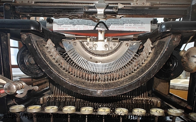 Detail of front with panel off.