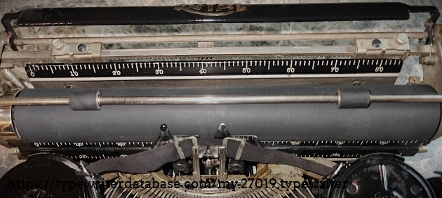 Paper table folded back.