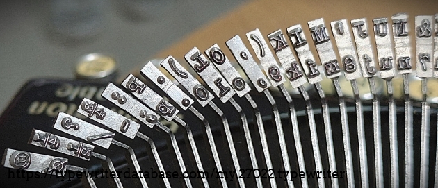 Type slug closeup, right end of basket.