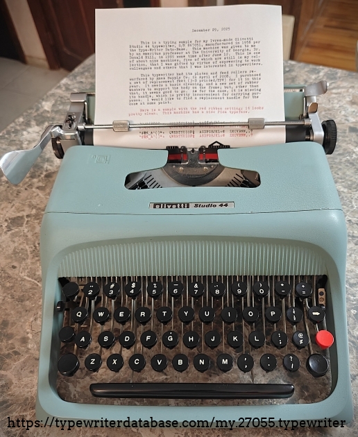 Front with cover on and paper in.