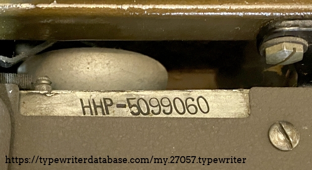 The serial number seems to correspond to a 1953 manufacturing date.