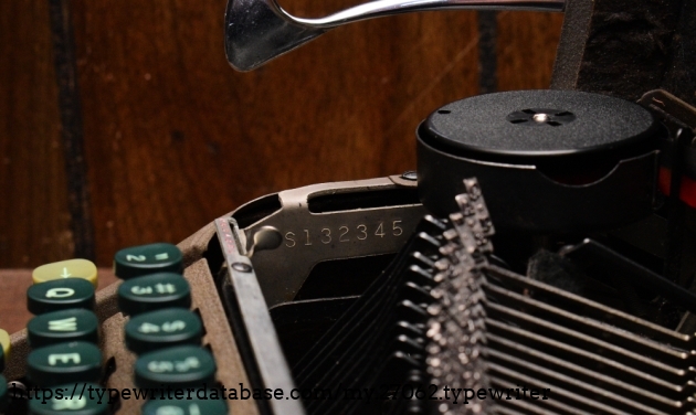 The 5 is hidden by the touch selector lever.