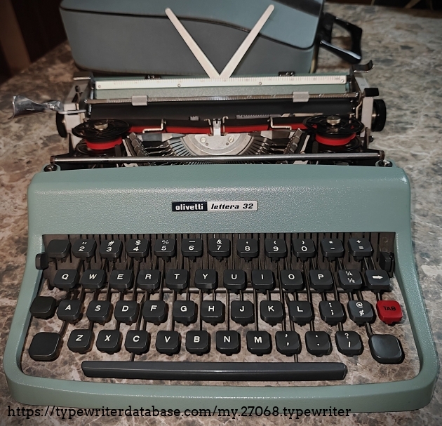 Front, with ribbon cover off.