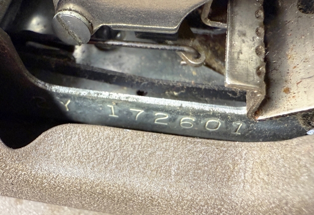 Smith Corona "Skyriter" serial number location...