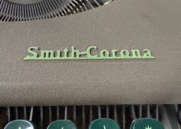 Smith Corona "Skyriter" from the maker logo on the top...