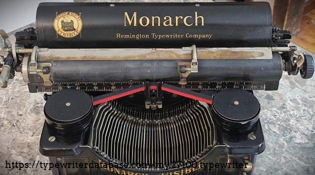 Keyboard and paper table installed on machine.