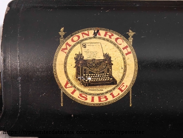 Detail of paper table decal.