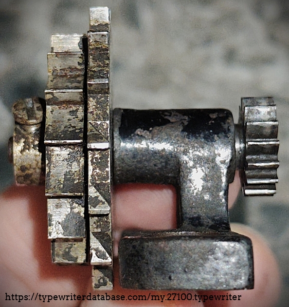 Good pinion & starwheel assembly from Monarch 3 #63294