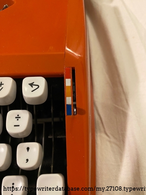 Here is the ribbon color selector!