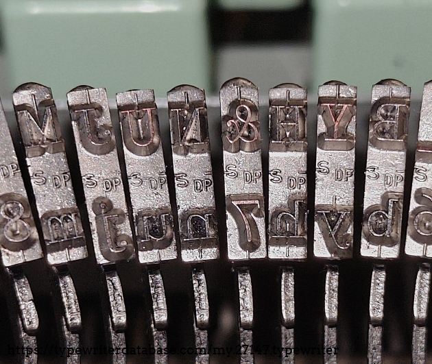 Detail of type slugs, showing "Director Pica" markings.