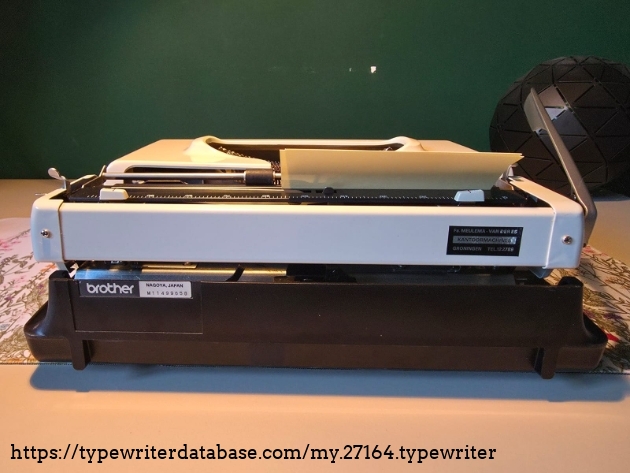 Back with serial number