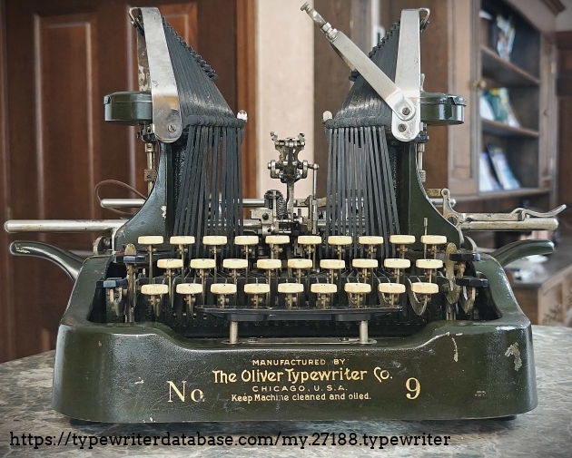 Front head-on, carriage and front panel off.