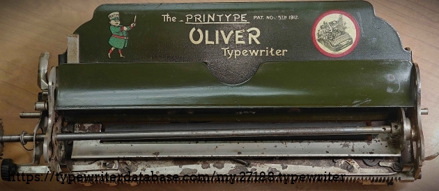 Carriage off the machine.