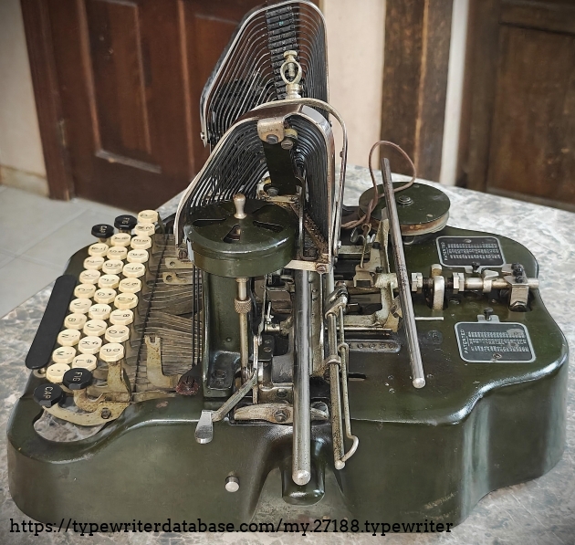 Right, front panel and carriage off.