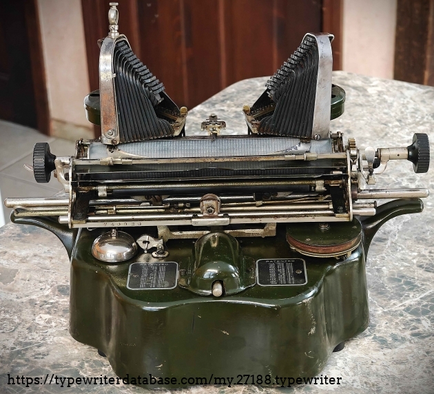 Back view assembled.