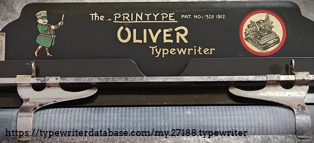 Paper table on assembled carriage.