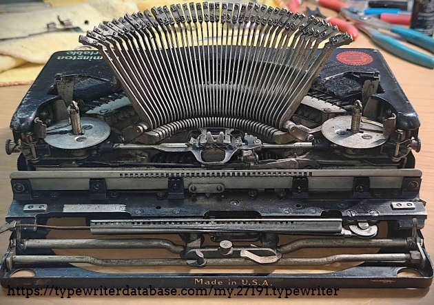 Rear View with carriage removed.