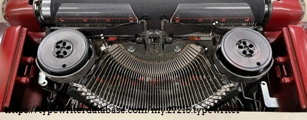 The platen faintly retains the words "ops and extra do ice"