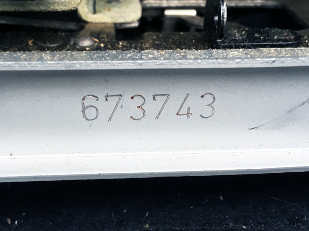 Olympia "SM3" serial number location...