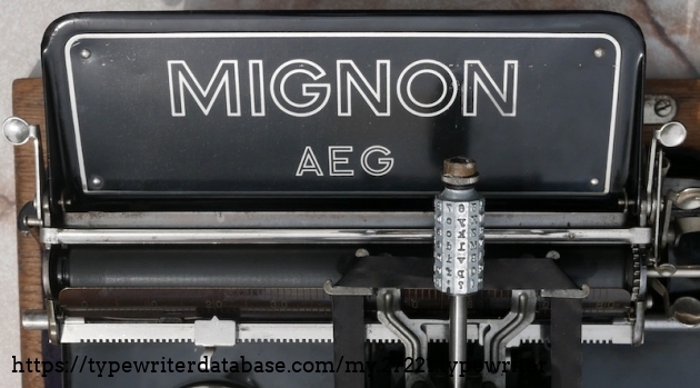 Please note: The screw that secures the type cylinder has a leather ring which need to face towards the sheet metal. Otherwise the metal part of the screw scratches the label.
