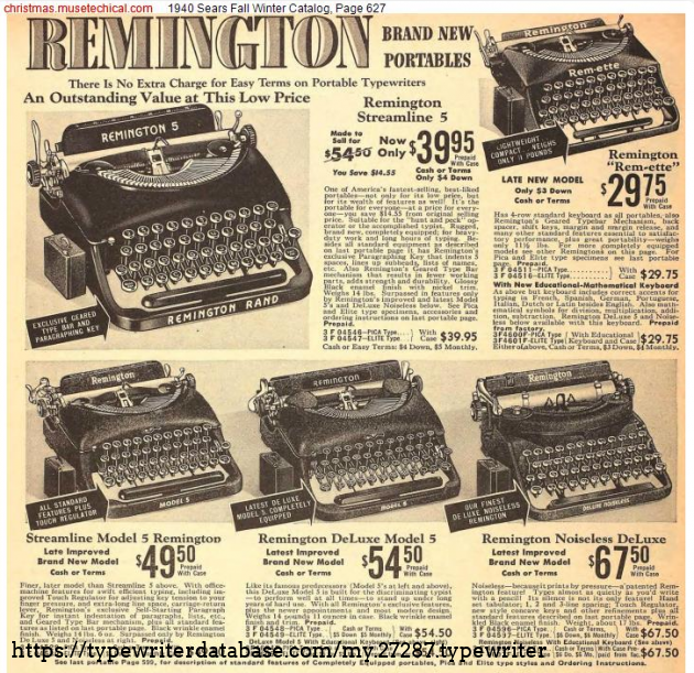 From 1940 Sears Fall/Winter Catalog found at https://christmas.musetechnical.com/