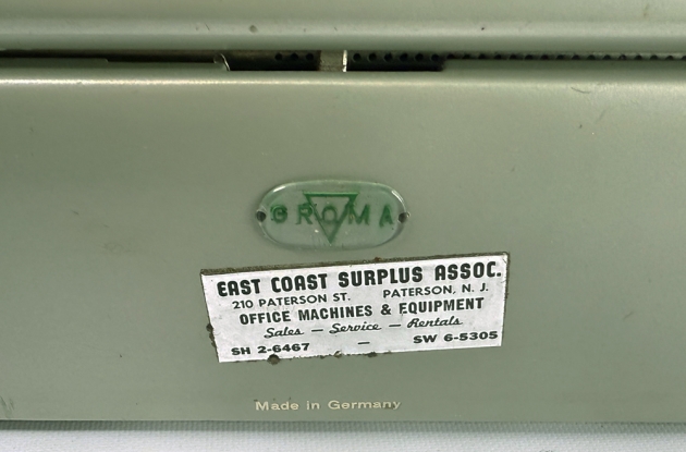 Aztec (Groma) "800" from the back, detail...