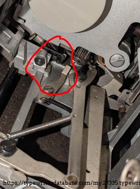 The problem area for my tab system.