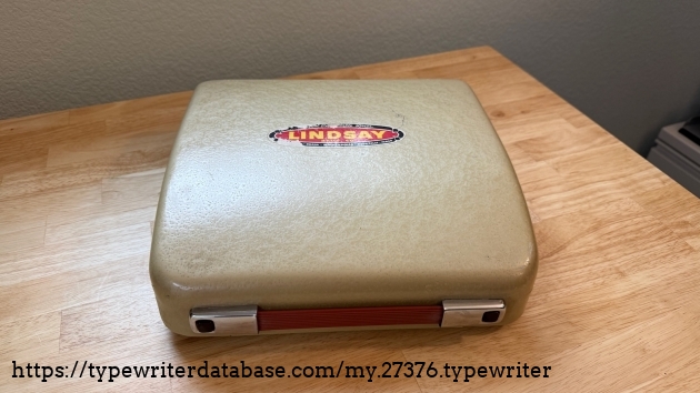 Sticker on the top for Lindsay Bros. Co in Minneapolis, Minnesota in the US.