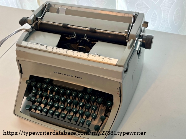 Right front view.  Side access panel is seen.