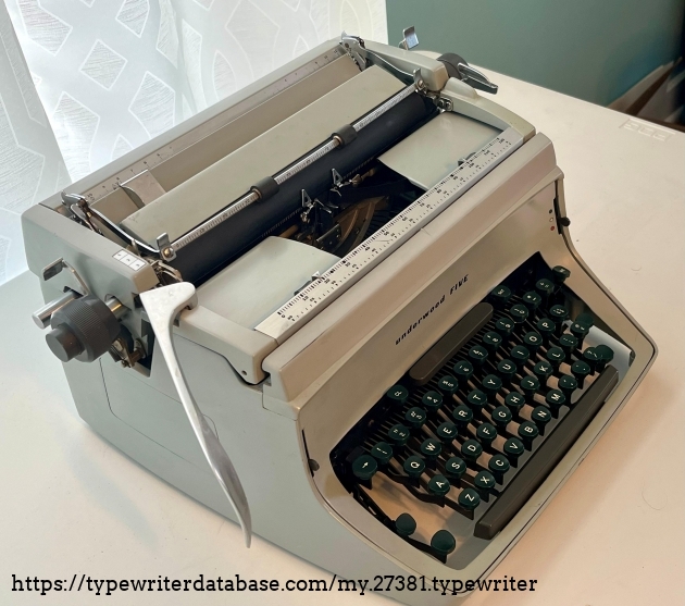 Left side view.  Left access panel is seen.