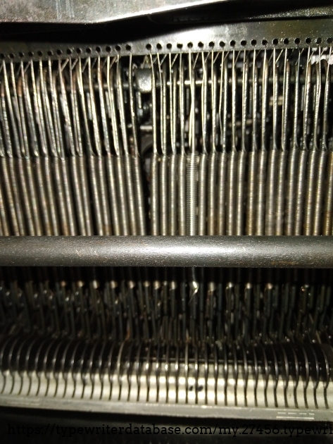 Fabricated spring, fifth to the right from center space