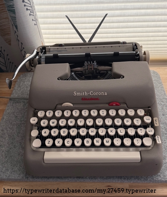 Powered on with page support engaged.