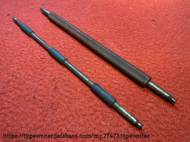 The rollers of the Model 1909.