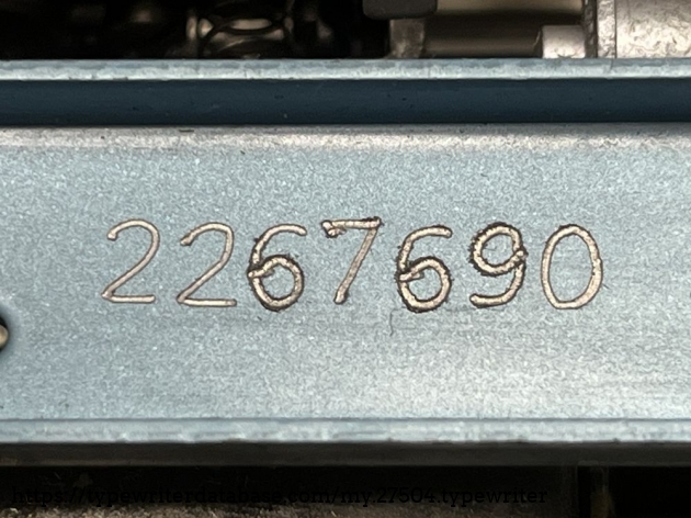 Detail: serial no. 2.267.690