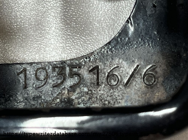 Detail: serial no. 193.516 / 6