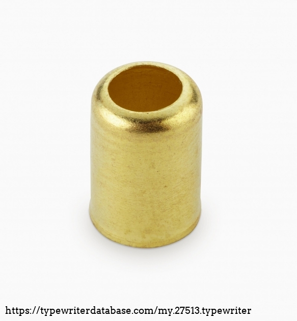 Brass ferrule from Lee Valley Tools  to repair a broken carriage release lever