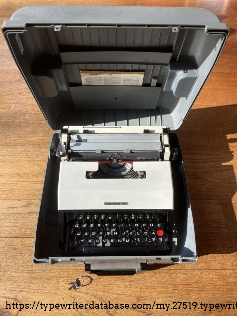 View: Typewriter in case