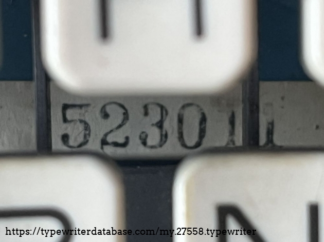 Detail: serial no. 523.011