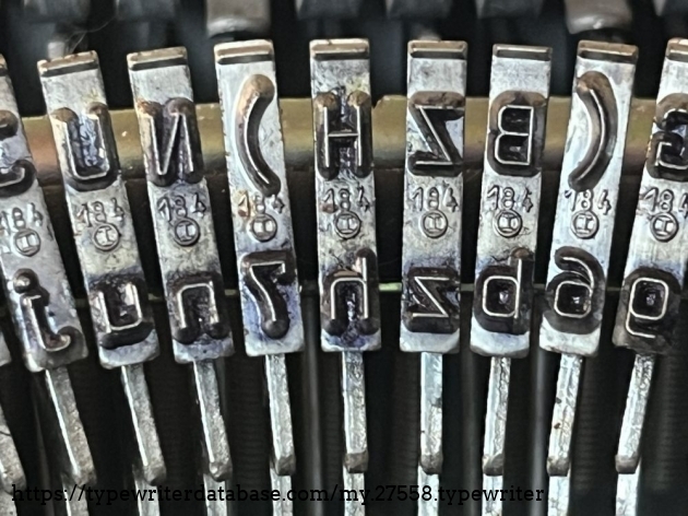Detail: type slugs, Senatorial typeface (184|I)
