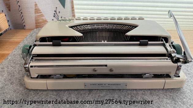 View from the back. Made in Germany.