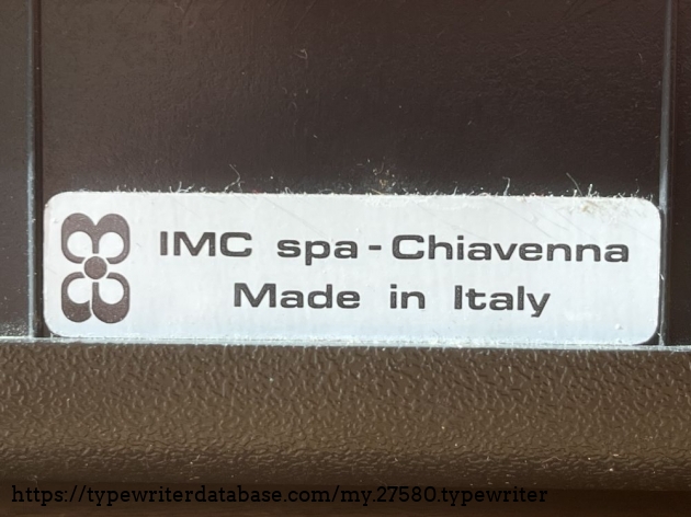 Detail: manufactor's plate