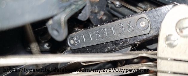 S/N behind LS spool holder