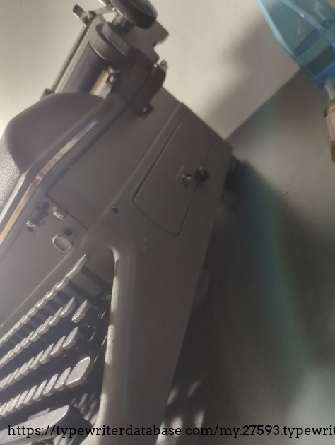 Right side of machine