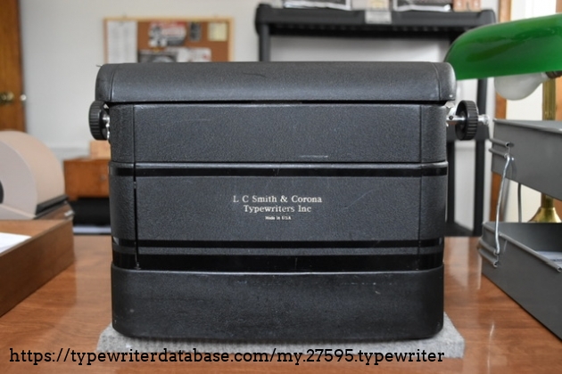 Rear of machine.  All decals are intact and looking presentable.